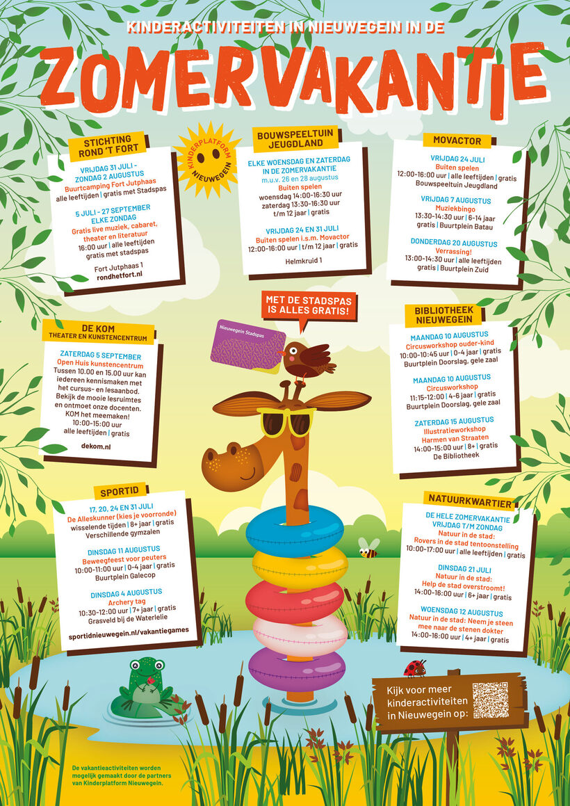 KINDERPLATFORM_JEUGDACTIVITEITEN_2026_ZOMERVAKANTIE_POSTER_A0